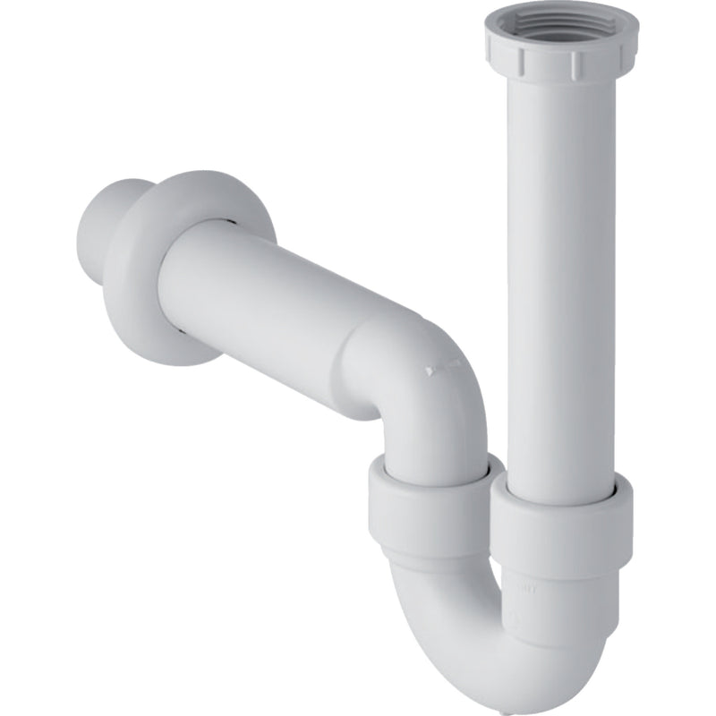 Geberit buissifon 1 spoelbakl :d=40mm, G=1 1/2", Alpien wit
