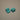 Aansluitklem turquoise