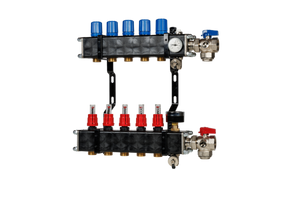 VTE open composiet vloerverwarming verdeler 5-groeps