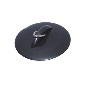 Plugstop universeel 45,5 mm Zwart Kst., m. triangel