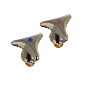 Kraanbovendeel Driestergreep M19 metaal, rood