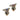 Kraanbovendeel Driestergreep 3/8" metaal, blauw