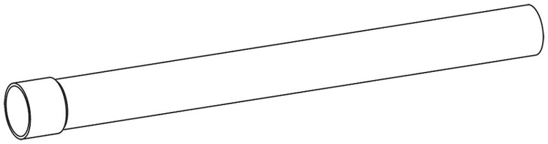 Pvc verlengstuk 500 mm wit