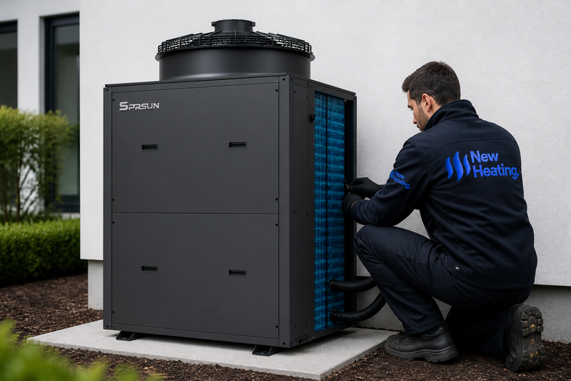 Warmtepomp installatie zakelijk