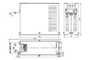 Outputfilter Sinewave 200-500V IP20 10/9,5/7,5/7,5A