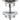Waste set met push open plug