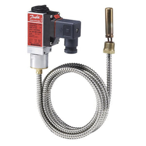 Thermostaat, MBC 8100Temperatuurbereik [°C]: 70 - 120, Vergrendelingsfunctie: Auto, Contactfunctie: SPDT, Regelelement type: Externe voeler, Beschermingsklasse-IP behuizing: IP65