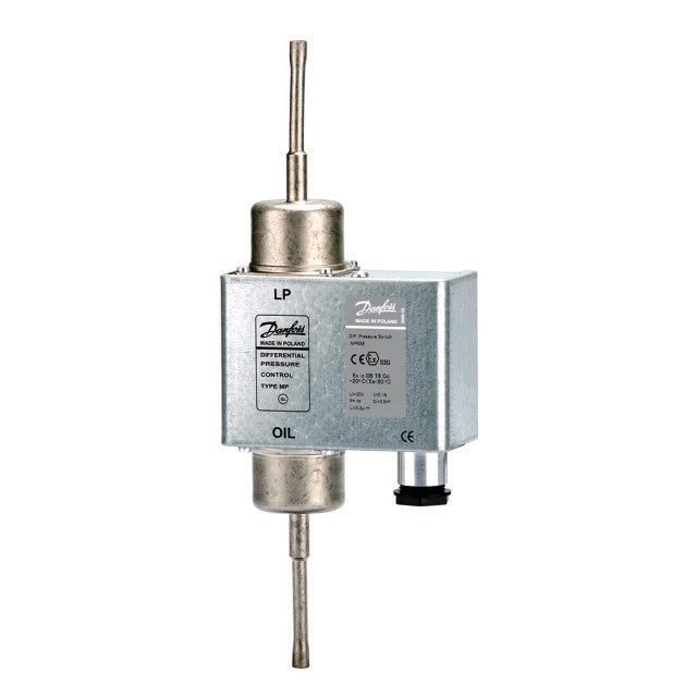 Differentiaal pressostaat MP55E 1/4" ODF in -1bar/12bar pressostaat