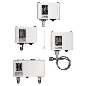 Pressostaat KP-15 (+/-) 1/4 flare + vergrendeling (instelbaar)