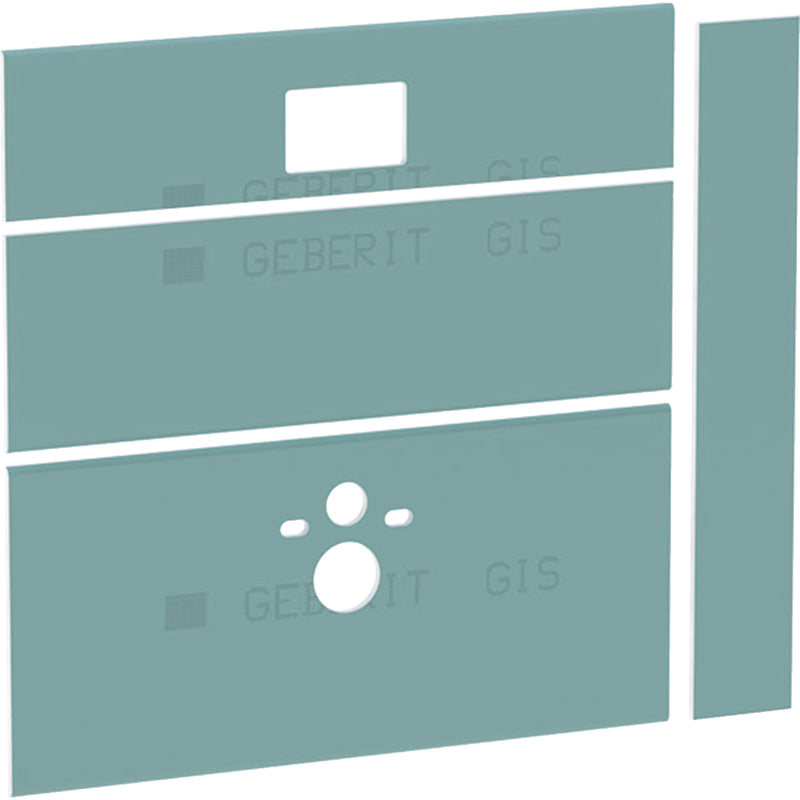 Geberit GISmodule gipsplaat voor toiletmodule, frontbediening
