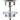 Waste set met push open plug