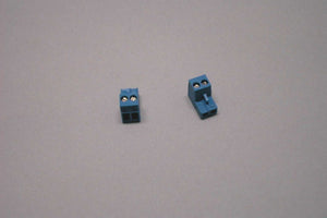 Aansluitklem blauw