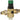 Drukreduceerregelaar 1,5..6 bar, messing. zeefhouder, 1/2 inch