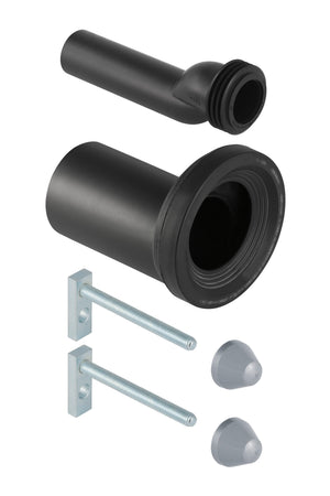Geberit aansluitgarnituur d90 excentrisch 2,5cm met bevestmat