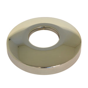 Sifonrozet 32 mm, 20 mm hoog 90 mm buiten, ms verchr., in blister