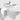 kunststof planchet 50cm wit