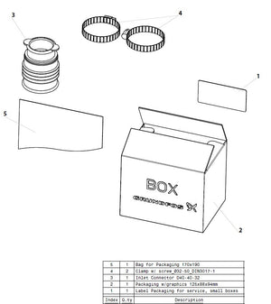Second inlet set D40/40/32 for D-2