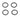 O-ring set a 4 stuks 17,8x2,6 EPDM - Klimax