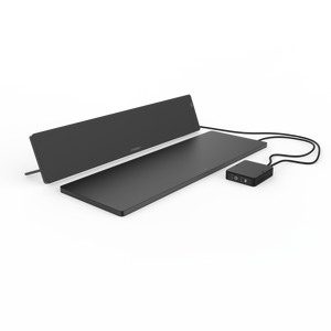 Werkplekverwarming, Set bestaande uit LAVA-DESK TOP & SUB, Zwart, 230V