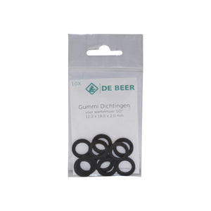 BEER 10x Gummi-ring 16x24x2 mm 3/4", zwart TPE