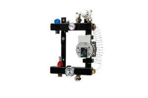 In-line verdeler 1-groeps met pomp WILO Para, aansl.1/2"M.IN