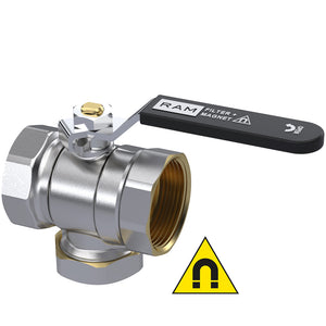 FILTERKOGELKRAAN MET MAGNEET S27 1 1/4''BIX1 1/4''