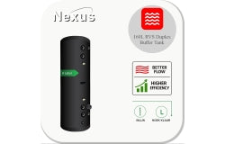 Nexus Stainless Steel Buffer Tank InLine 160L Black