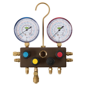Meterset met slangen in koffer SM4-3-DS-R452A-CA t.b.v. R452A, R448A,R449A-R404A-R134A/4 kranen (4689007)
