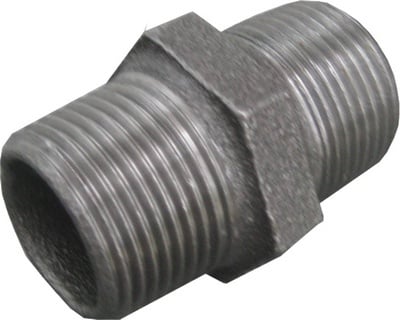 ZWARTE FITTING NIPPEL NR 280 3/4"MM