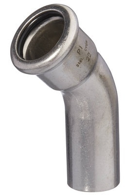 M-PRESS INOX  BOCHT45° MF  15 x 15