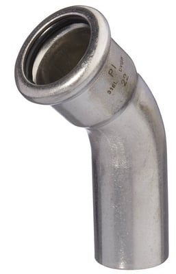 M-PRESS INOX  BOCHT45° MF  42 x 42