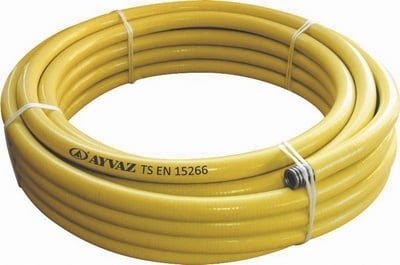 PLT GELE INOX GASFLEXIBEL - DN16 - 25 MT