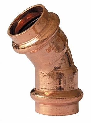 V-PRESS KOPER  WAT. BOCHT 45° FF 35 x 35  