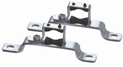 VERDELER MESSING VERNIKKELD 4/4" - ENKELE BEUGEL