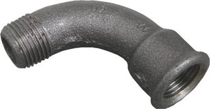 ZWARTE FITTING BOCHT 90° NR 1 3/4"MF
