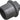 ZWARTE FITTING STOP NR 290 1"M