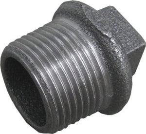 ZWARTE FITTING STOP NR 290 3/8"M