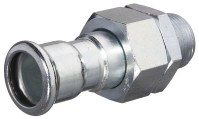 M-PRESS INOX  3 DELIGE KOPPELING BUITENDRAAD 15 x 