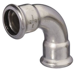 M-PRESS INOX  BOCHT 90° FF 15 x 15