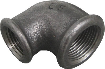 ZWARTE FITTING KNIE 90° NR 90 1" x 3/4"FF