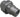 ZWARTE FITTING RECHTE KOPPELING NR 341 1"MF