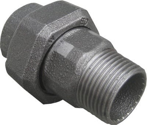 ZWARTE FITTING RECHTE KOPPELING NR 341 3/8"MF