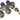 VERDELER 3/4" - 4 x 16/2 MM BLAUW COMPACT