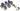 VERDELER 3/4" - 4 x 16/2 MM BLAUW COMPACT