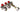 DISTRIBUTOR 3/4" - 3 x 16/2 MM RED COMPACT
