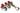 DISTRIBUTOR 3/4" - 3 x 16/2 MM RED COMPACT