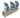GEMONT. DISTRIBUTOR 4/4"-6 x 3/4" EURO-CONE- BLUE