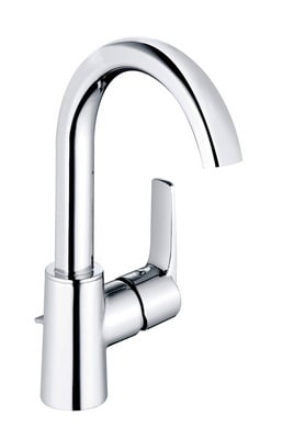 RIMINI WASTAFELKRAAN ZWENKBAAR 1/2" CHROOM