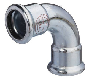 M-PRESS STAAL VERZINKT BOCHT 90° FF 28 x 28