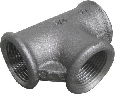 ZWARTE FITTING T STUK NR 130 1 1/2"FFF